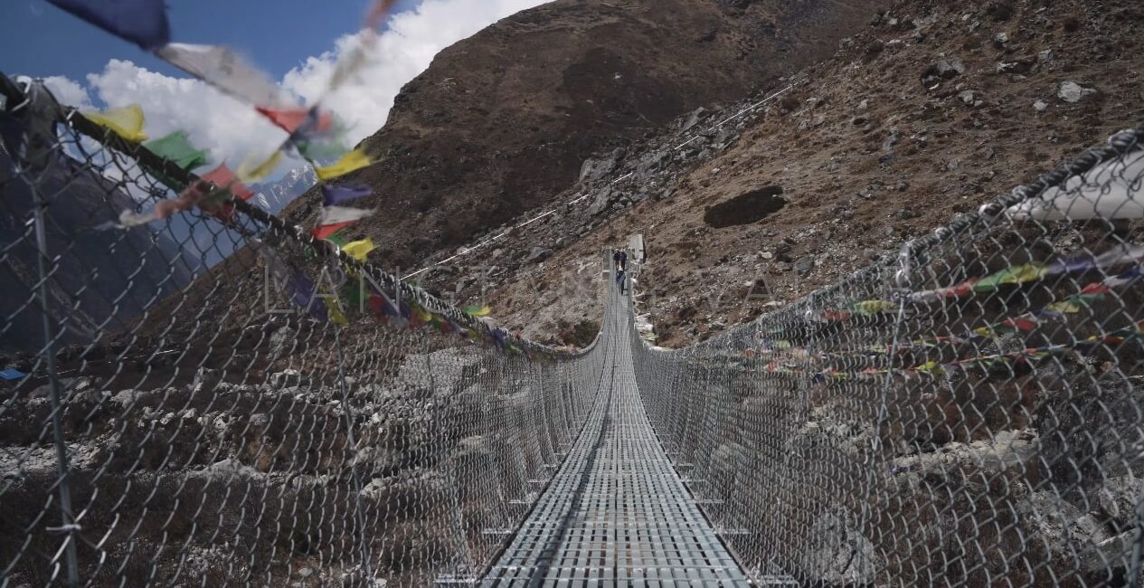 Suspension Bridge on the way to Langtang Valley